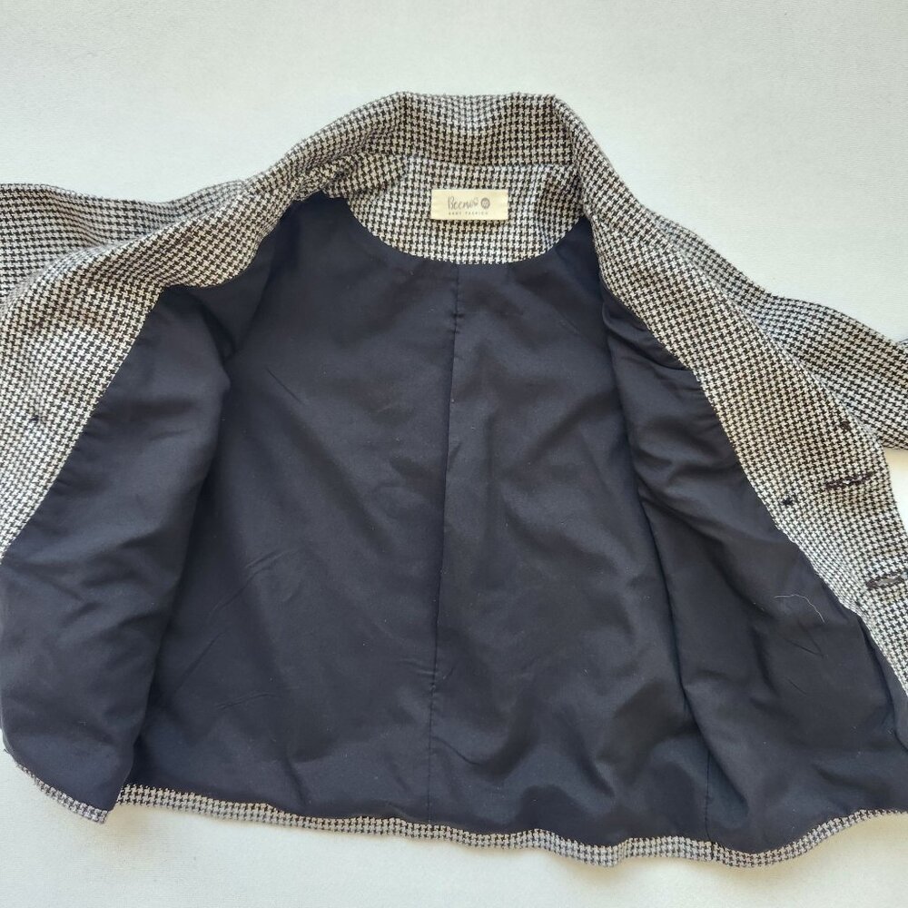 Beemo Baby Fashion Toddler Houndstooth Blazer & Pant Suit Set Party Event Easter - Picture 4 of 12